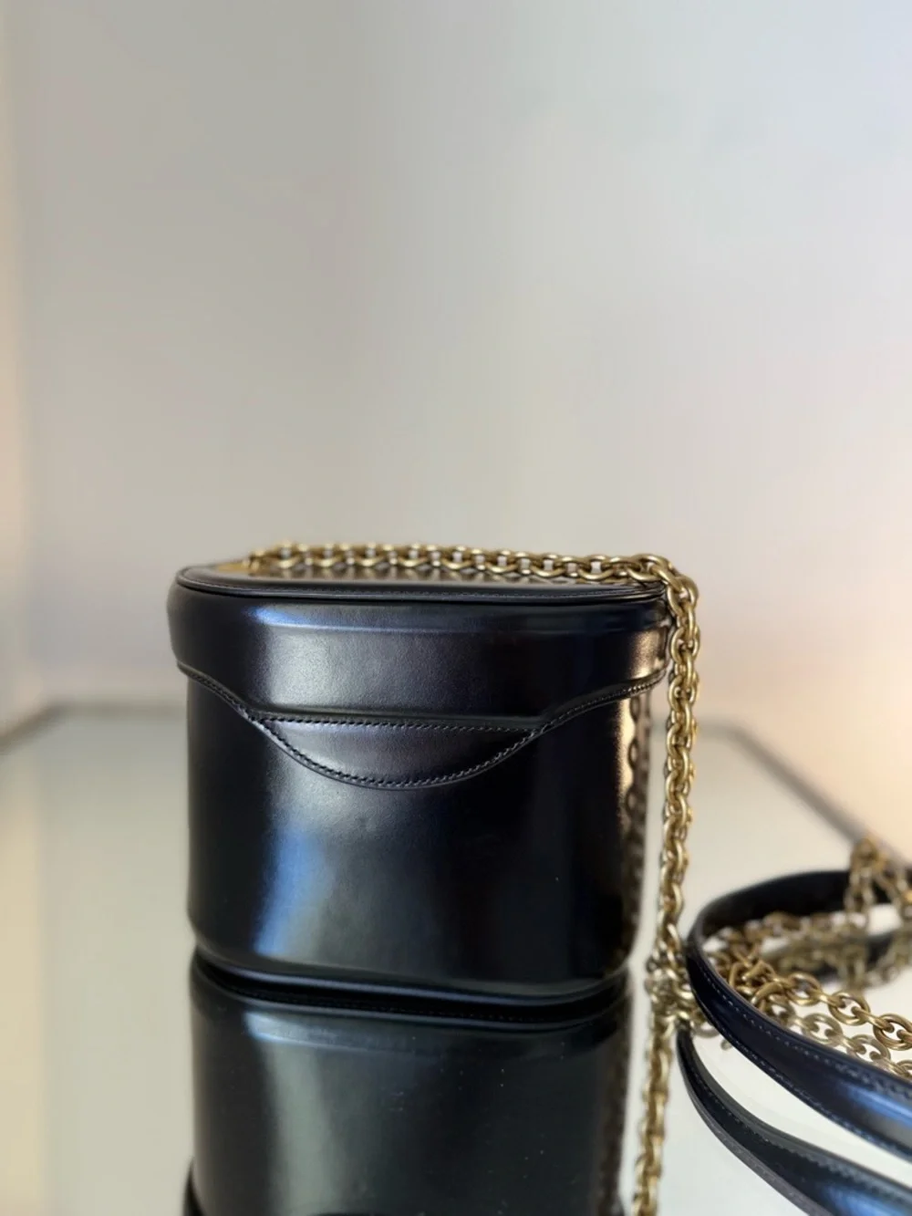 Valentino Garavani Vain Vanity Bag In Shiny Calfskin $3,450